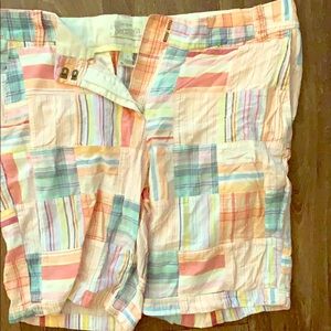 Jcrew Bermuda madras shorts